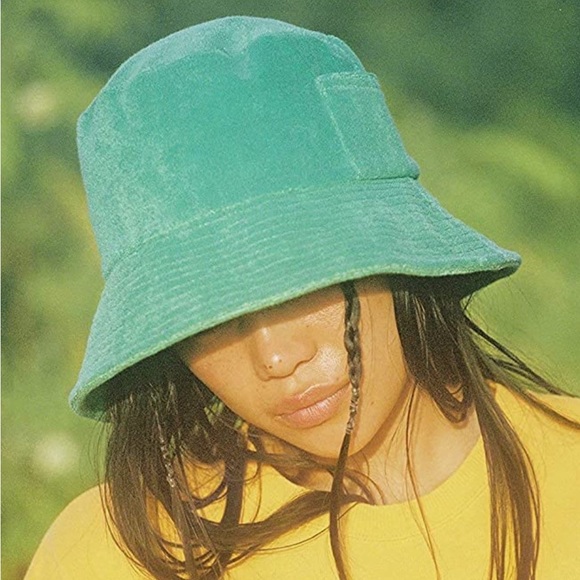Lack Of Color Accessories - Lack of Color Green Terry Bucket hat
